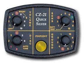 Caja de control del detector de metales Fisher CZ-21 Quicksilver