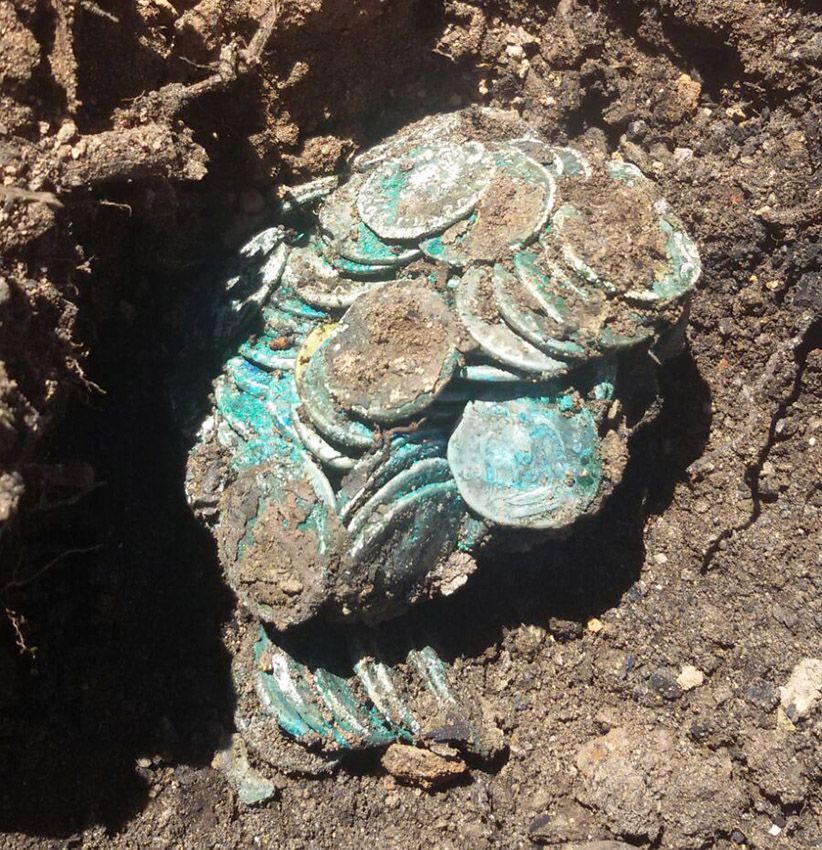 Encuentran monedas Romanas en Riotinto (Huelva)