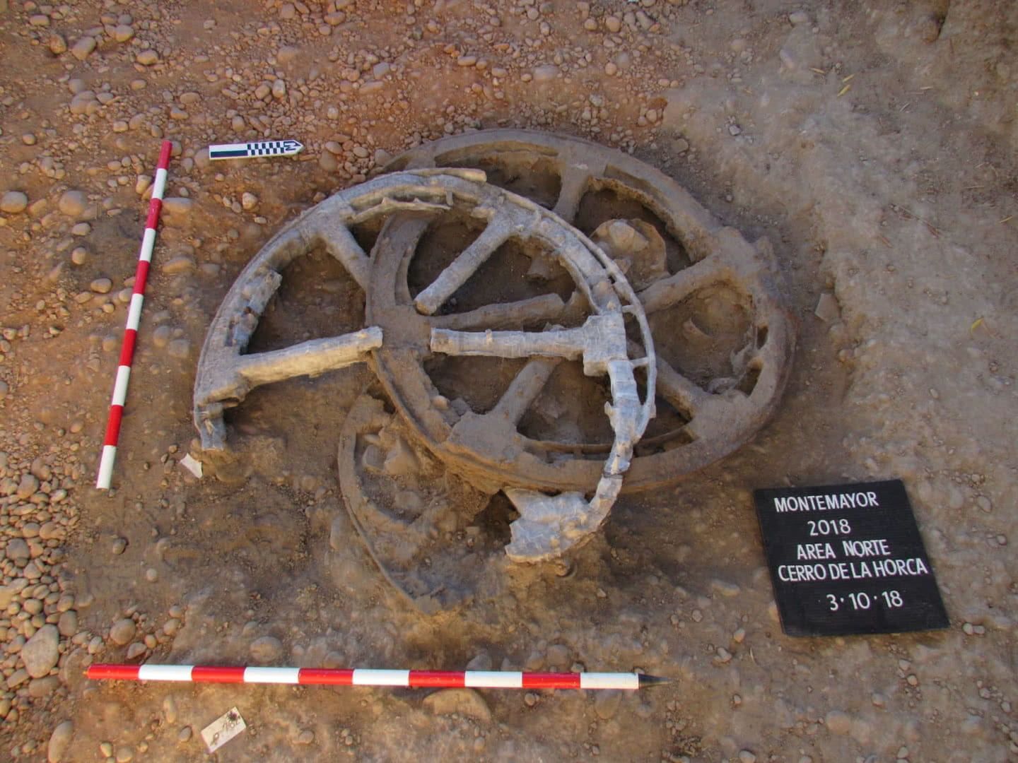 Carro de guerra íbero encontrado con detectores de metales